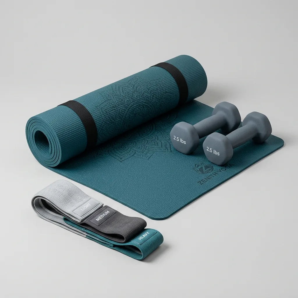 Yogakituthyrning med vikter och resårband hos Cagliari