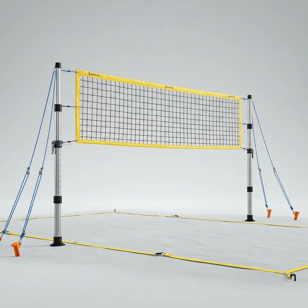 Hyra beachvolleynät i Cagliari